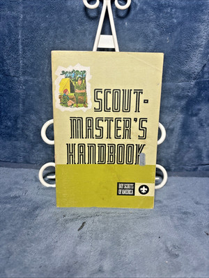 Scout-Master's Handbook BSA Vintage 8th Edition  First Printing  1972.