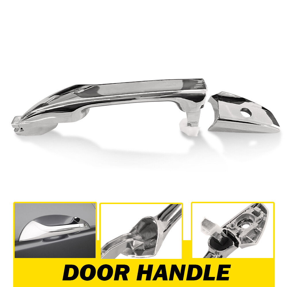 Front Driver Left Exterior Outside Door Handle Chrome For Honda Accord 2008-12 E