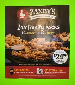zaxbys sheet of 3 coupons expire 12242020