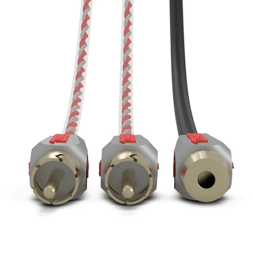 DS18 HQRCA1F2MKIT RCA Y Adapter - Thumbnail 4