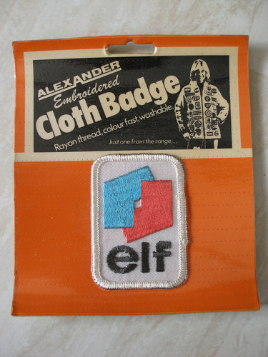 NOS 1960s/70s ALEXANDER CLOTH RALLY JACKET OVERALL ELF OIL BADGE