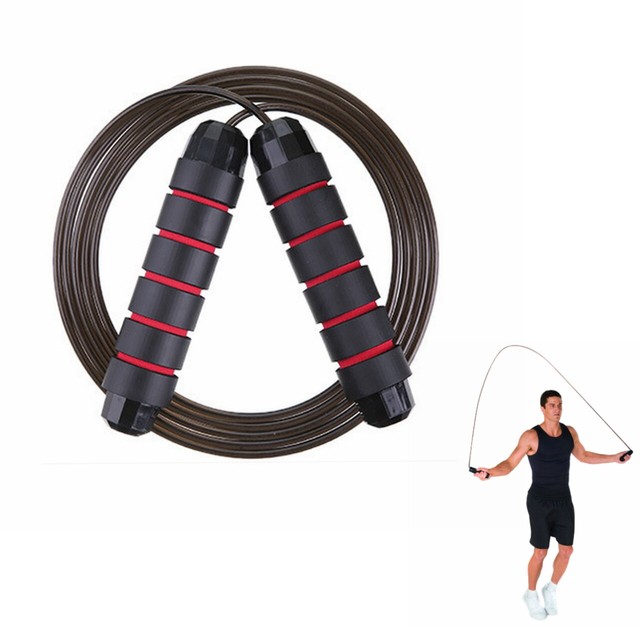 Skipping Rope Steel Wire Speed Adjustable Jump Boxing Home Gym Training