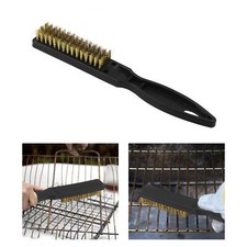 Cleaning Brush Soft Brass Bristle Wire Brush for Cleaning Metal