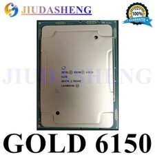 Intel Xeon Gold 6150 with 18 cores 2.70GHz 24.75mb 165w lga-3647 CPU processor