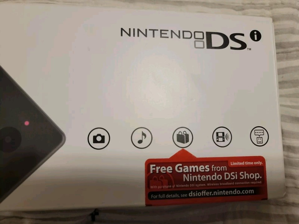 Nintendo Black DSI. Comes With FREE Game Download Sticker (EXPIRED ...