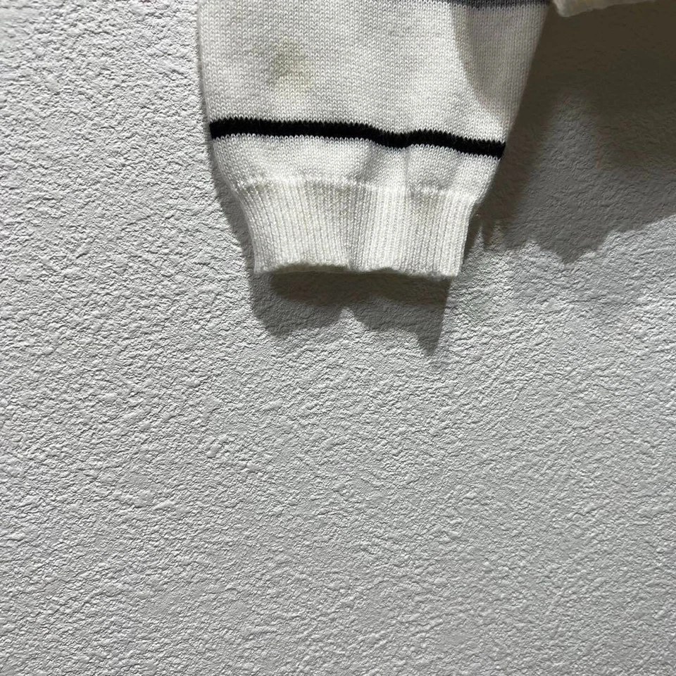 Raro Yohji Yamamoto Y's Bis diseño a rayas de alta calidad tejido manga larga Foto 4 de 4