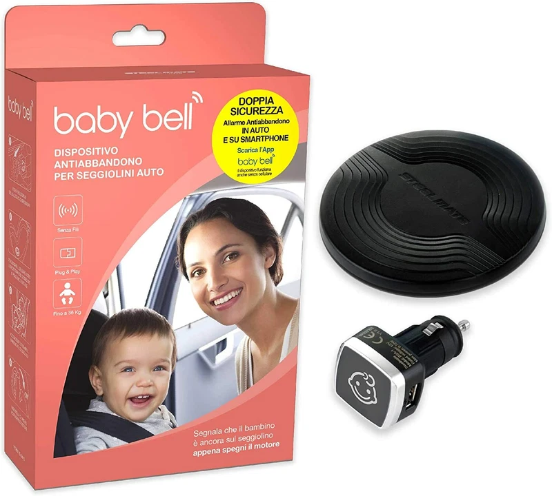 Steelmate Baby Bell Dispositivo Anti Abbandono Bambino per Seggiolini Auto