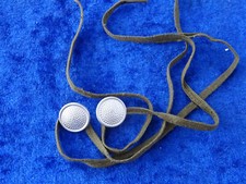 NVA 14) org. 2x Knopf mit Schnur für Schulterklappen NVA VP DDR Feuerwehr usw.