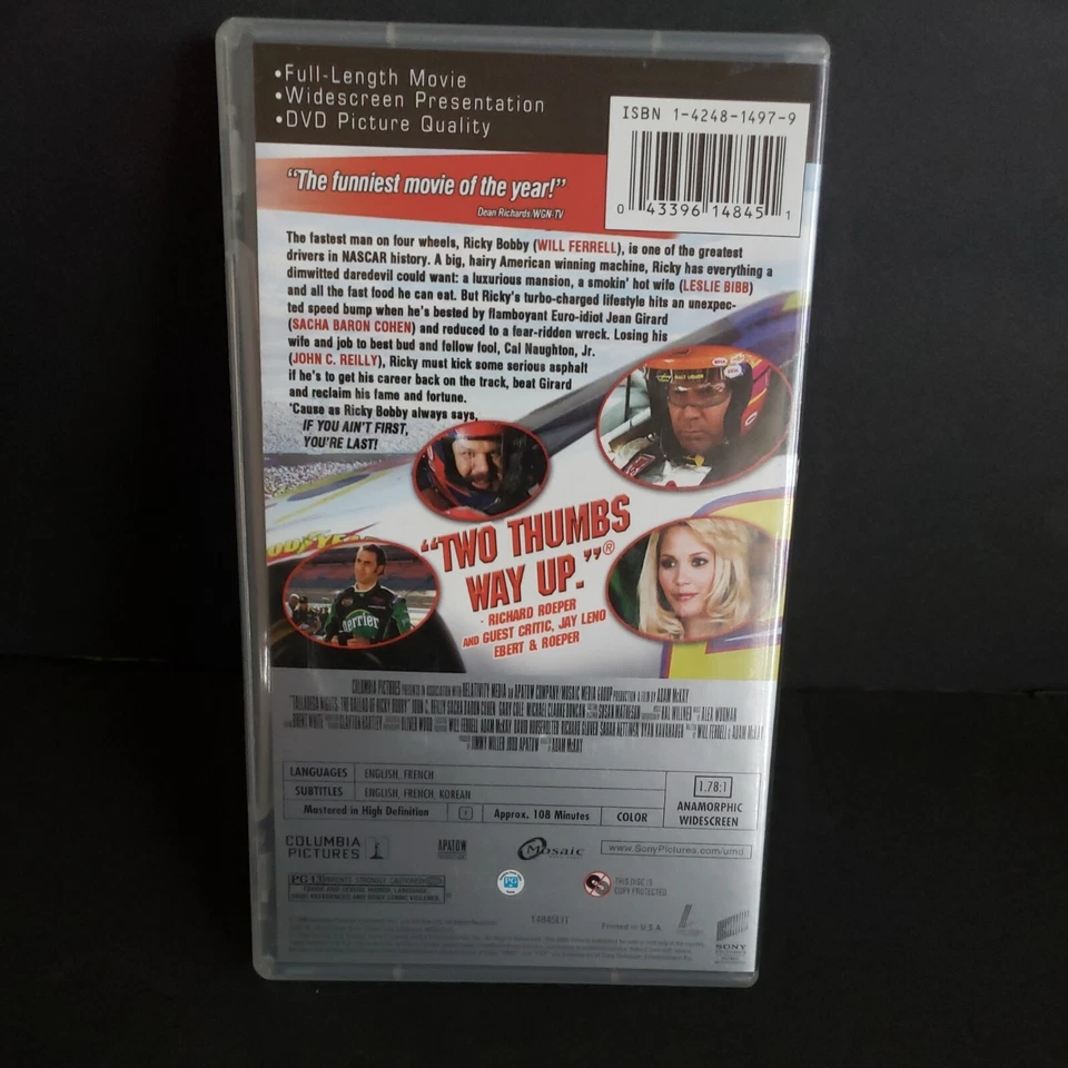 Talladega Nights: The Ballad of Ricky Bobby (UMD-Movie, 2006) Will Ferrell  Foto 2 de 4