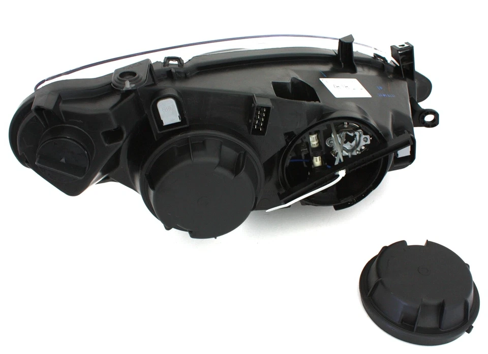 Scheinwerfer Set für Peugeot 307 2000-2005 in Klarglas Schwarz mit Nebel H1 H7 - Bild 4 von 4