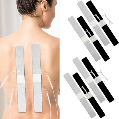 4/8x TENS Unit Pads Electrode Patches Replacement Long Strip Shape 13.75''x1.65''