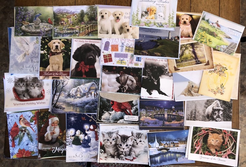 Lot of 60 Greeting Card Assortment with Matching Envelopes ~ NEW