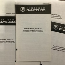 Precautions Booklet C/PM-DOL-USA-2 Nintendo Gamecube Insert Only