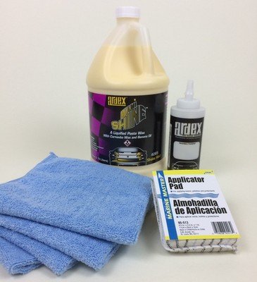 Auto Care Detailing Kit - Ardex Miami Shine Liquid Past Wax Gal. Easy On/Off 