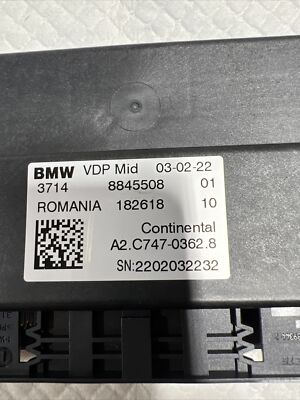 BMW M3 M4 X7 VDP Air Suspension Control Unit Module 8845508 2021