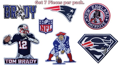 New England Patriots Football NFL Patches Embriodery From Thai 🛫To🛬USA🚚USPS - Picture 39 of 65