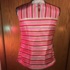 Talbots tank top multi color womens sz 6