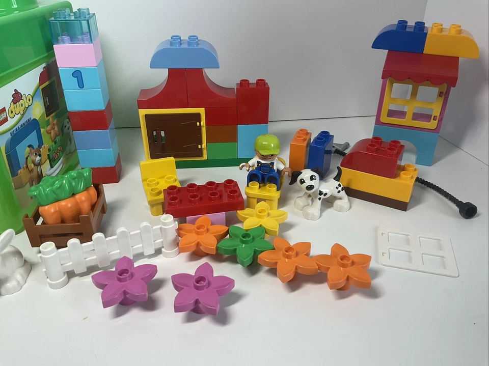 LEGO DUPLO 49 Piezas LOTE Figuras, Animales, Puertas, Ventanas Foto 3 de 4