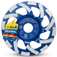 S&R Turbo Diamantschleiftopf 125 mm in Indust...