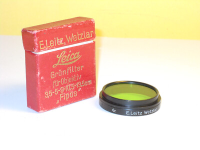 E.Leitz Wetzlar Germany FIPOS - A36 Green Filter in extremely good condition...