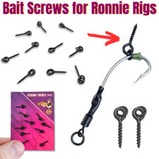Bait Screws Small Large Carp Fishing 12 and 24 mm for Pop up Ronnie Rigs
