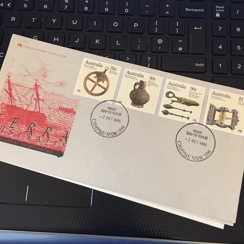 Australia First Day Cover FDC 1985  TERRA COASTAL SHIPWRECKS CAMPSIE NSW PMK