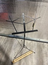 Musician's Gear Folding Music Stand Black Old Style Portable Light Weight