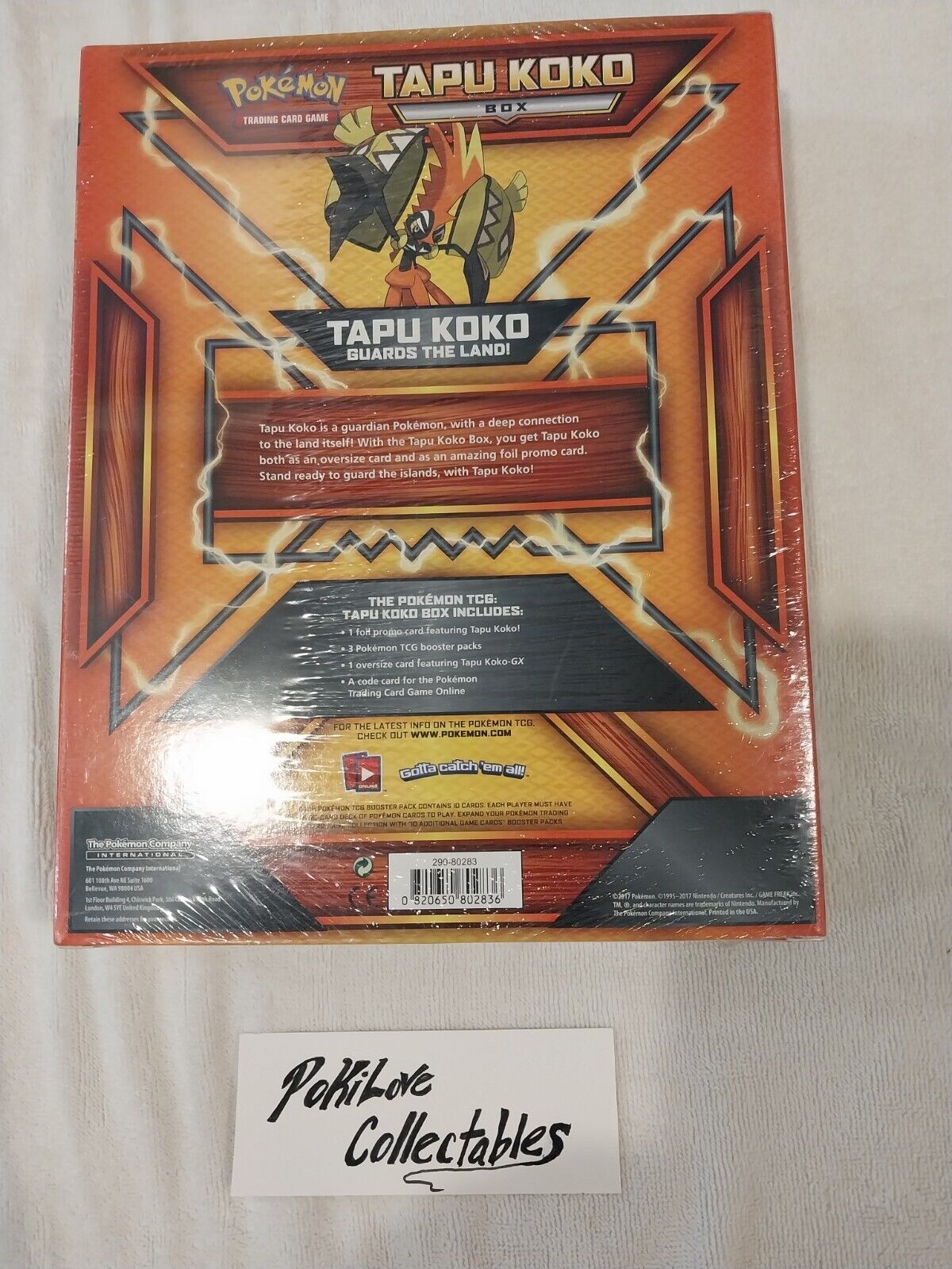 Pokemon TCG Tapu Koko Box, New & Sealed, Includes Booster Packs + Promo  Card