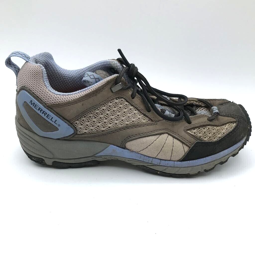Merrell Womens Avian Light Ventilator Hiking Shoes Gray J16720 Trail Leather 8M