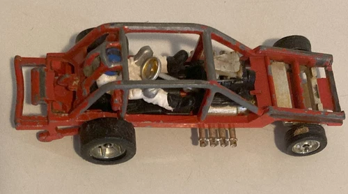 Vintage Corgi Toys Whizzwheels SANTAPOD GLOWORM DRAGSTER Red Diecast Car