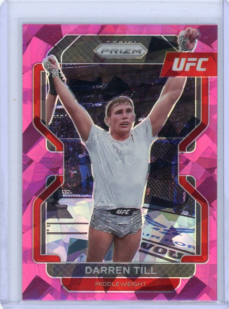 2022 Prizm UFC Pink Ice DARREN TILL 181!