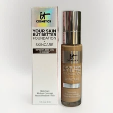 It Cosmetics Your Skin But Better Foundation + Skincare Choose Shade 1oz