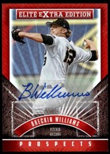 2015 Panini Elite Extra Edition Autographed Prospects Breckin Williams Auto