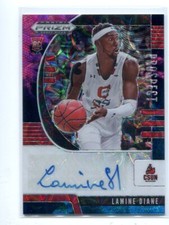 2020-21 Prizm Draft Picks Prospect Autograph Choice Nebula Lamine Diane 1/1
