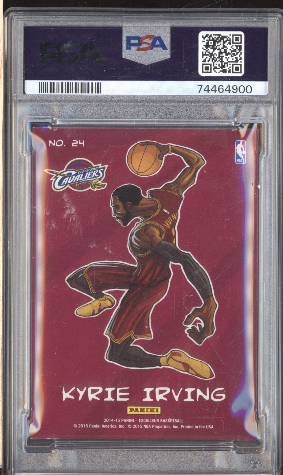 Kyrie Irving 2014-15 Panini Excalibur 24 Kaboom PSA 8 LPZ | eBay