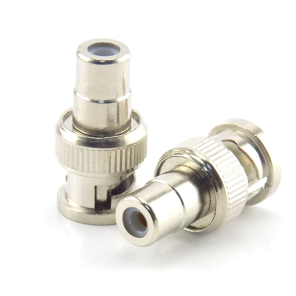 REVO America RJ12 To BNC Adapter Coupler - BNC Female To Female Barrel Connector For Security Cameras