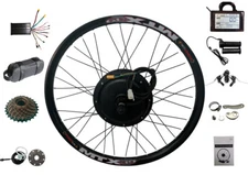 70KMH:135mm 72V 2000W NBP E-bike Conversion Kit+Dual Mode 45A Black controller.