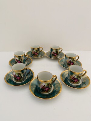 その他 antiquerose5011 Royal Japan Romeo and Juliet Vintage Antique Expresso Cup and