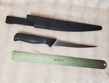 Fishing Fillet Knife 6" Blade with Plastic Sheath With Belt Loop