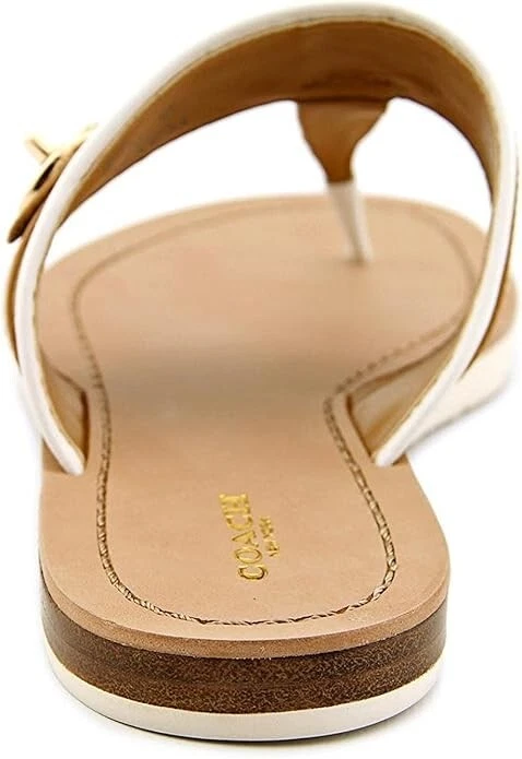 Sandalia Coach Eileen para mujer, tiza/desnudo Foto 4 de 4