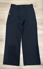 Five Star General Skate Pants Size 7/28  Black Baggy Relaxed Crop 31x29 Loose