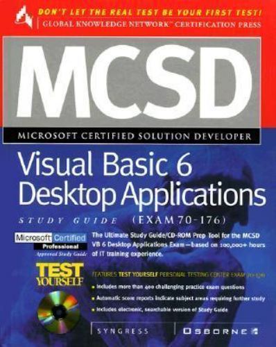 Mcsd Ser.: MCSD Visual Basic 6 Desktop Applications : Study Guide Exam ...