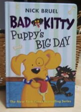 Bad Kitty: Puppy's Big Day by Nick Bruel (2015, Hardcover)