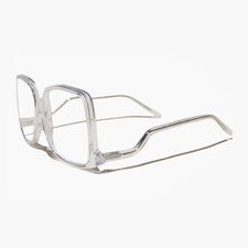 Clear Oversized Bifocal Glasses 1.00 diopter - Mia