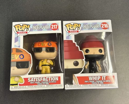 Funko Pops Devo Whip It And Satisfaction