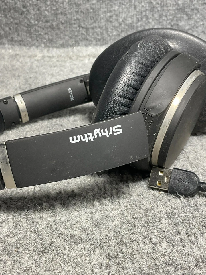 Srhythm NC‑25 ANC Wireless Headphones 🎧🔋🌙 with Charging Cable - Image 3 of 4