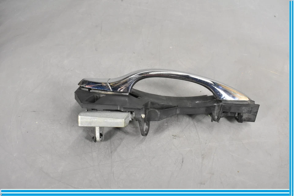 04-07 Jaguar XJ8 X350 Manija de puerta exterior trasera izquierda lado del conductor cromada OEM Foto 4 de 4