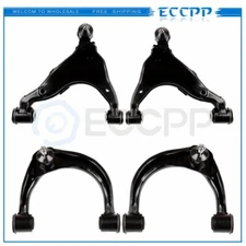 4 Fits 03-09 Lexus GX470 Toyota FJ Cruiser 4Runner Front Upper Lower Control Arm
