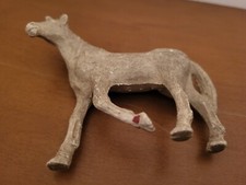 1960s Cowboys Horses marx or other playset farm animal white solid body Small