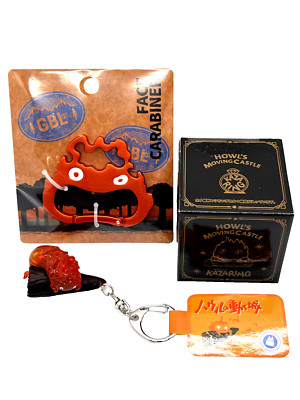  Studio Ghibli Howl's Moving Castle Calcifer Face Clip Carabiner GBL Collection